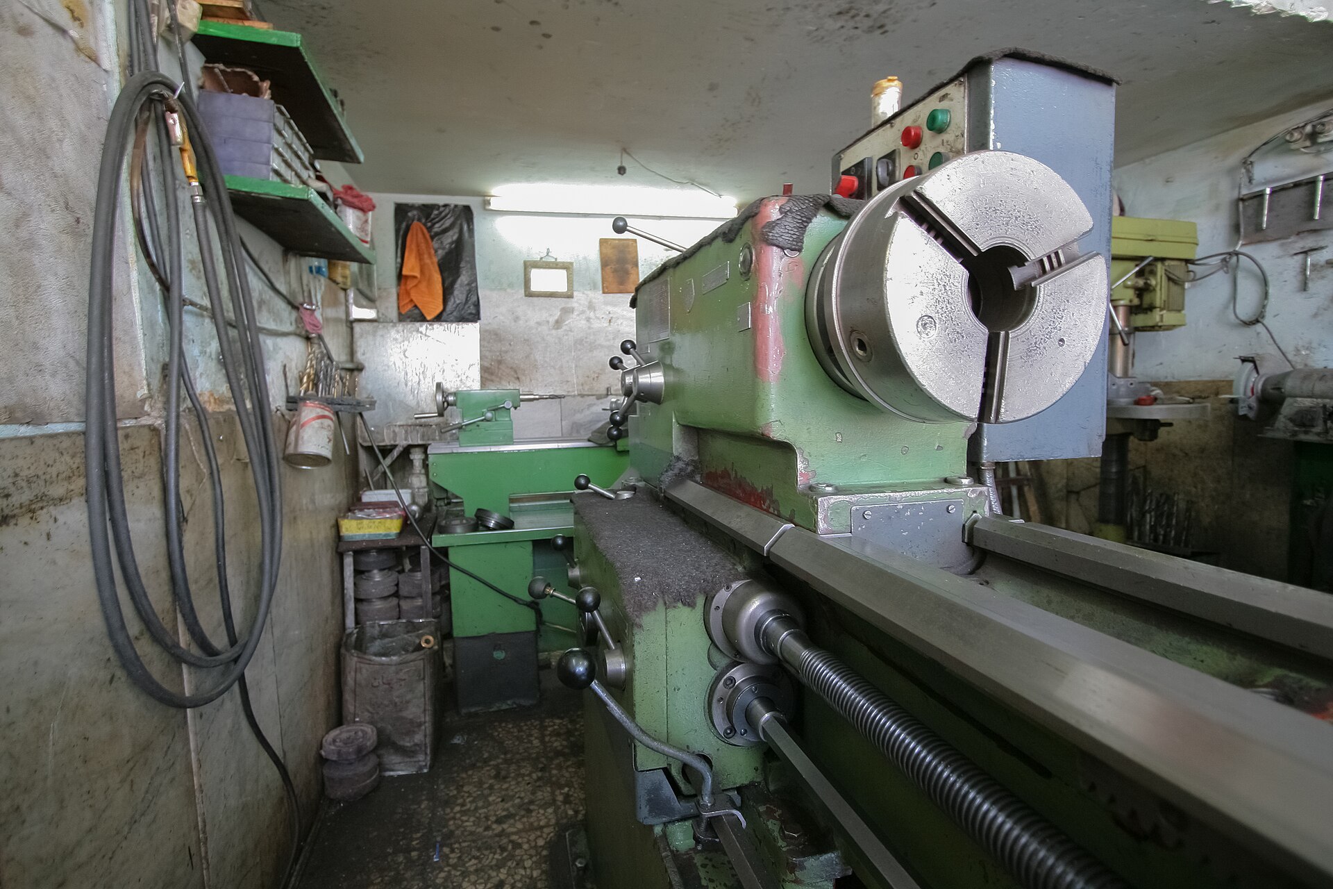 Figure 2 — Turned metal parts of the kind a mini lathe produces: round, stepped, and precise. Source: Wikimedia Commons.